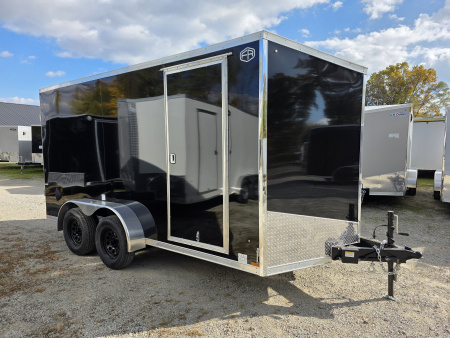 New 2026 US Cargo 7X14 TANDEM AXLE 6'6 TALL RAMP DOOR 080 POLYCORE SCREWLESS Cargo / Enclosed Trailer