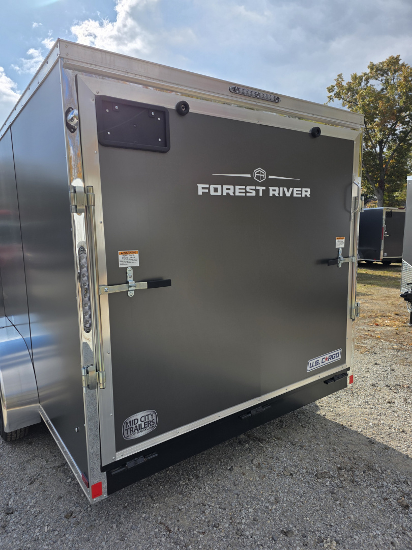 New 2026 US Cargo 7X16 TANDEM AXLE 6' TALL RAMP DOOR 080 POLYCORE SCREWLESS Cargo / Enclosed Trailer