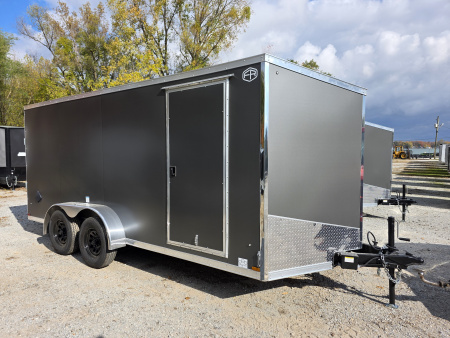 New 2026 US Cargo 7X16 TANDEM AXLE 6' TALL RAMP DOOR 080 POLYCORE SCREWLESS Cargo / Enclosed Trailer