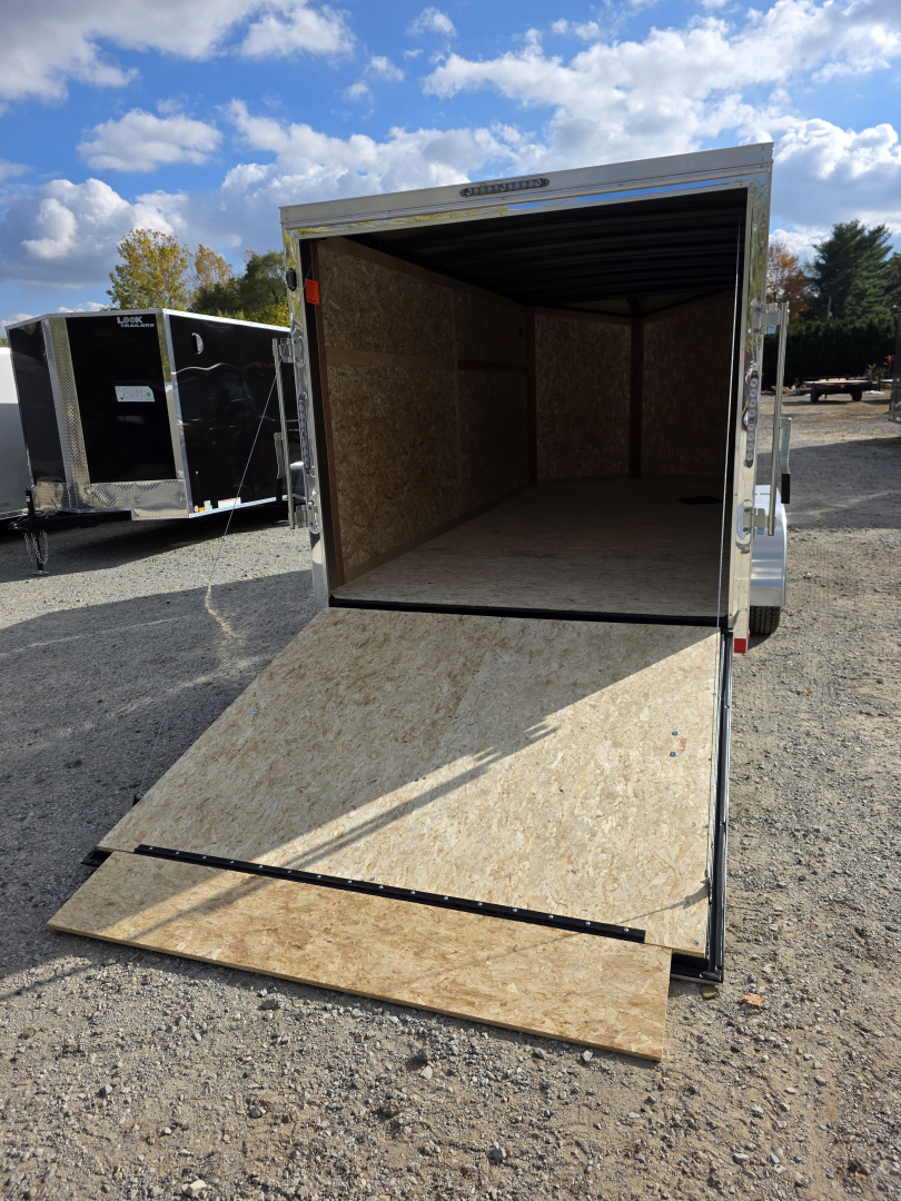 New 2026 US Cargo 7X16 TANDEM AXLE 6' TALL RAMP DOOR 080 POLYCORE SCREWLESS Cargo / Enclosed Trailer