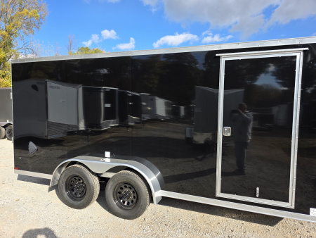 New 2026 US Cargo 7X16 TANDEM AXLE 6' TALL RAMP DOOR 080 POLYCORE SCREWLESS Cargo / Enclosed Trailer