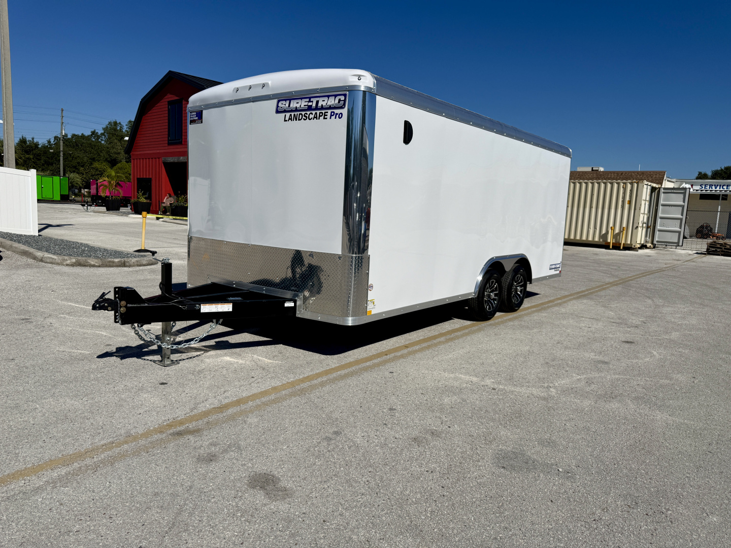 New 2026 Sure-Trac 8.5x18 10K Landscape Pro Cargo / Enclosed Trailer