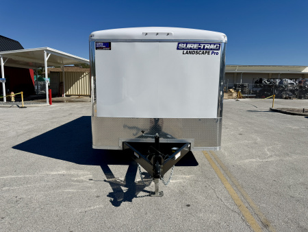 New 2026 Sure-Trac 8.5x18 10K Landscape Pro Cargo / Enclosed Trailer