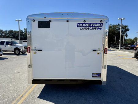 New 2026 Sure-Trac 8.5x18 10K Landscape Pro Cargo / Enclosed Trailer