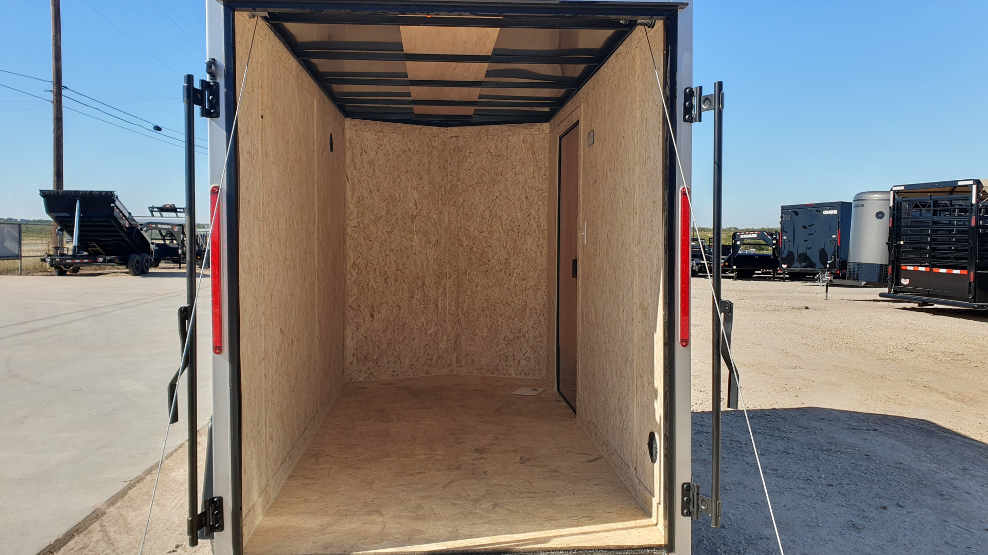 New 2026 Compass 5'x10' Enclosed Cargo Trailer - Indigo DLX