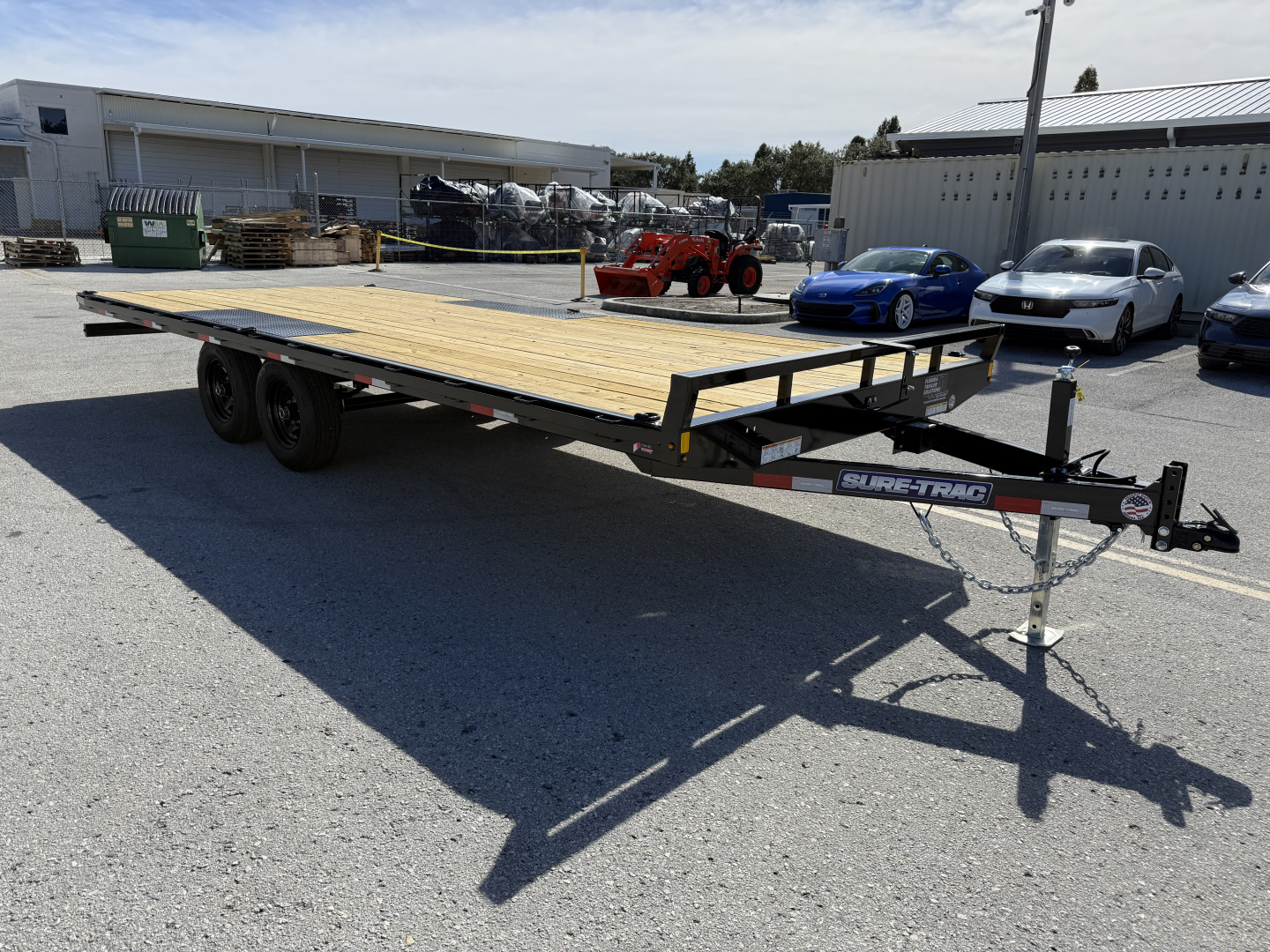 New 2026 Sure-Trac 8.5x20 10K Low Profile Flat Deck Deckover Trailer