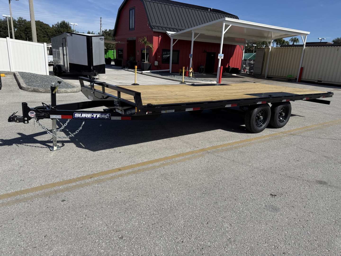 New 2026 Sure-Trac 8.5x20 10K Low Profile Flat Deck Deckover Trailer