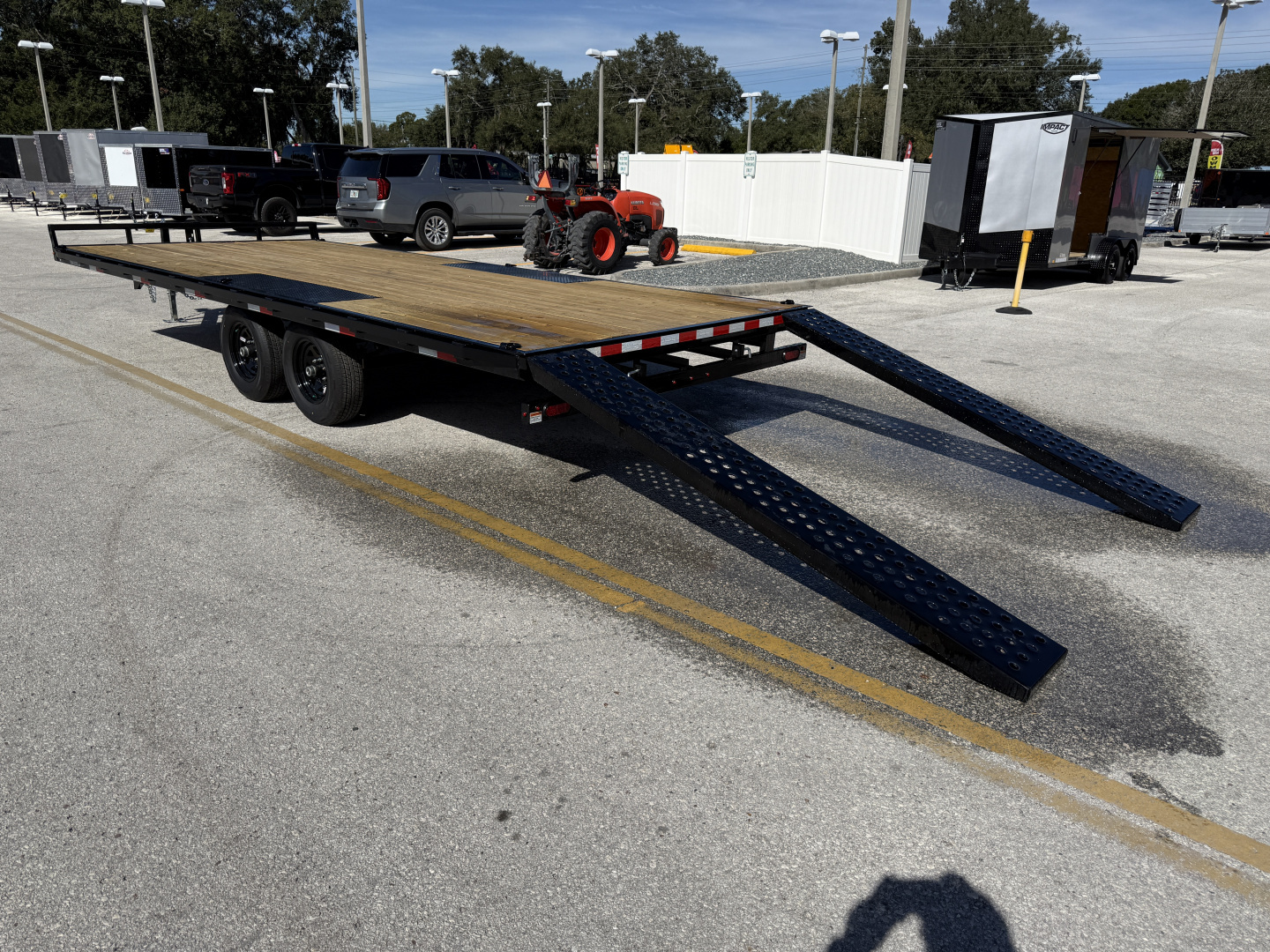 New 2026 Sure-Trac 8.5x20 10K Low Profile Flat Deck Deckover Trailer