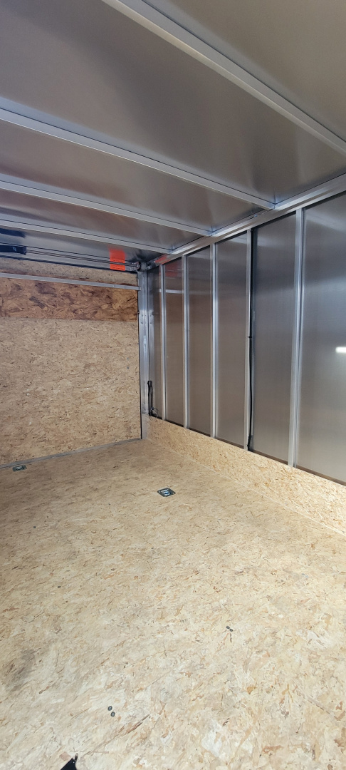 New 2026 Lightning Trailers 7X17 CHARCOAL 3K 2 PLACE Cargo / Enclosed Trailer