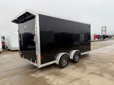 New 2026 E-Z Hauler EZES7.4X16+5 Enclosed Snowmobile Trailer