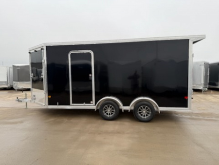 New 2026 E-Z Hauler EZES7.4X16+5 Enclosed Snowmobile Trailer