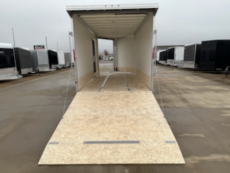 New 2026 E-Z Hauler EZES7.4X16+5 Enclosed Snowmobile Trailer