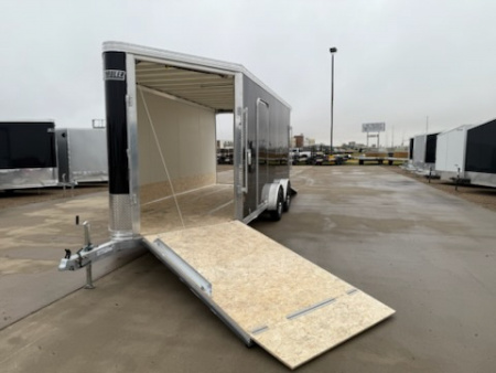 New 2026 E-Z Hauler EZES7.4X16+5 Enclosed Snowmobile Trailer