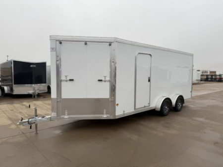 New 2026 E-Z Hauler EZES7.4X18+5-IF Enclosed Snowmobile Trailer