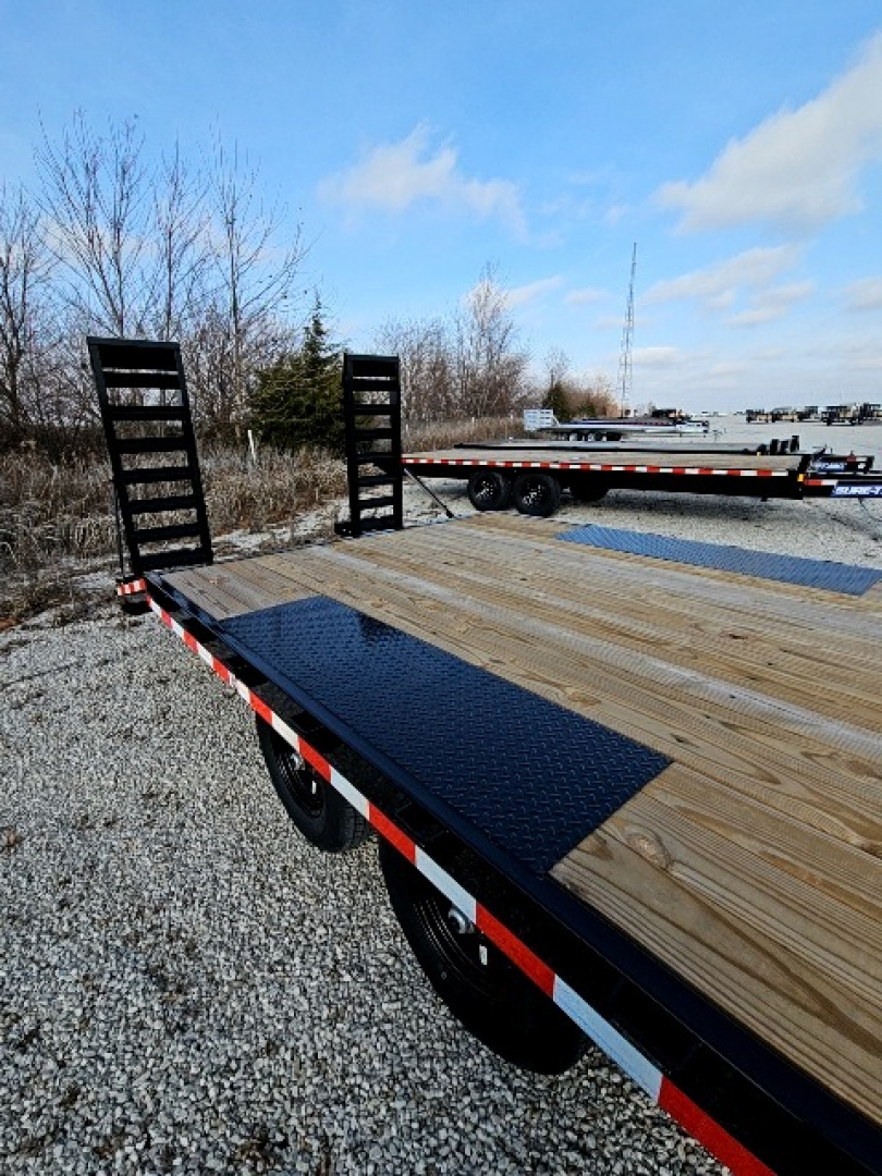 New 2026 SURE-TRAC 102 x 20 (17+3) 10K Low Profile Beavertail Deckover Trailer