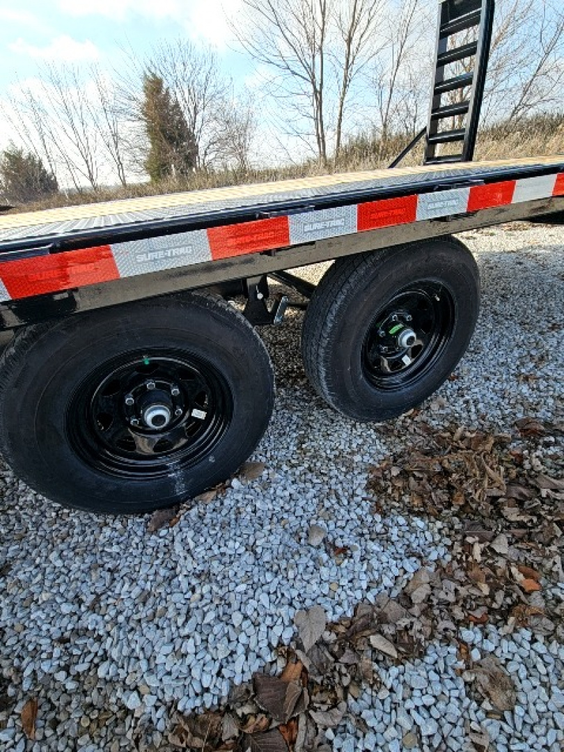 New 2026 SURE-TRAC 102 x 20 (17+3) 10K Low Profile Beavertail Deckover Trailer