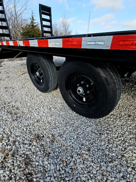 New 2026 SURE-TRAC 102 x 20 (17+3) 10K Low Profile Beavertail Deckover Trailer