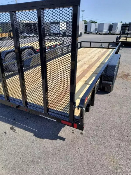 New 2026 Sure-Trac 7X18 7K Utility Trailer