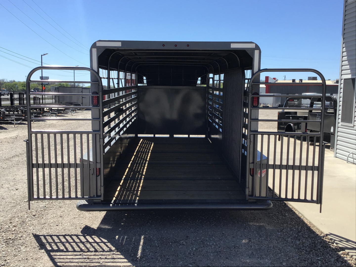 New 2026 Good Guys 6'8"x20' GN Bar Top Livestock Trailer - Wrangler