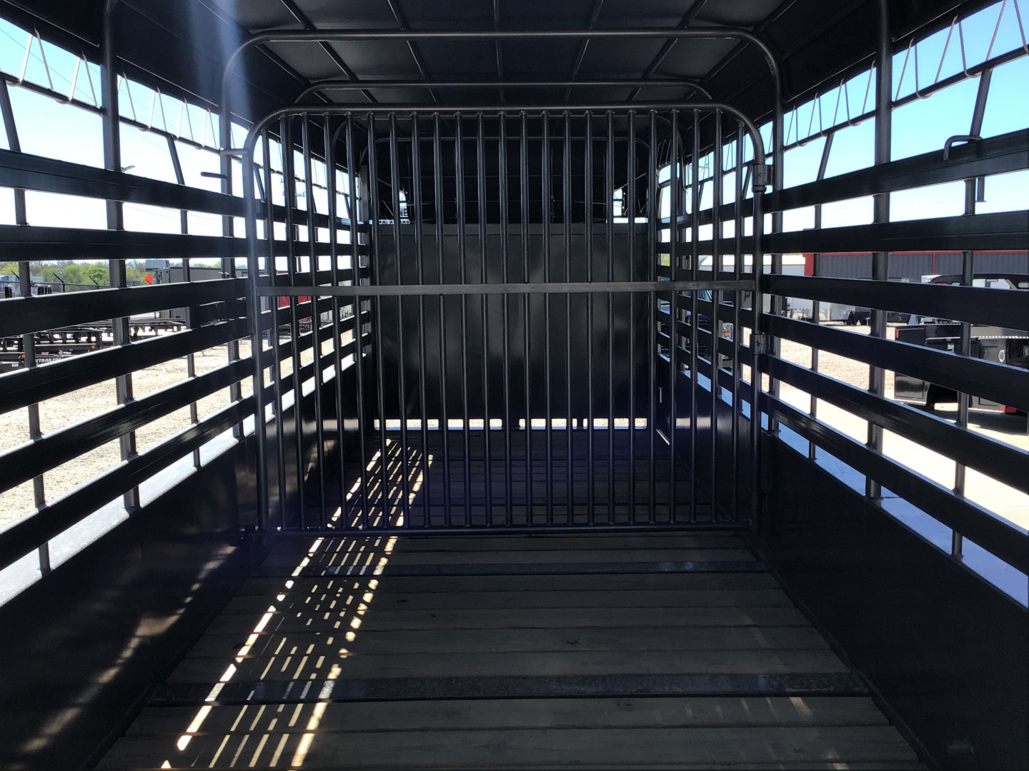 New 2026 Good Guys 6'8"x20' GN Bar Top Livestock Trailer - Wrangler