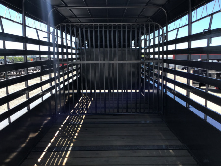 New 2026 Good Guys 6'8"x20' GN Bar Top Livestock Trailer - Wrangler