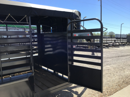 New 2026 Good Guys 6'8"x20' GN Bar Top Livestock Trailer - Wrangler