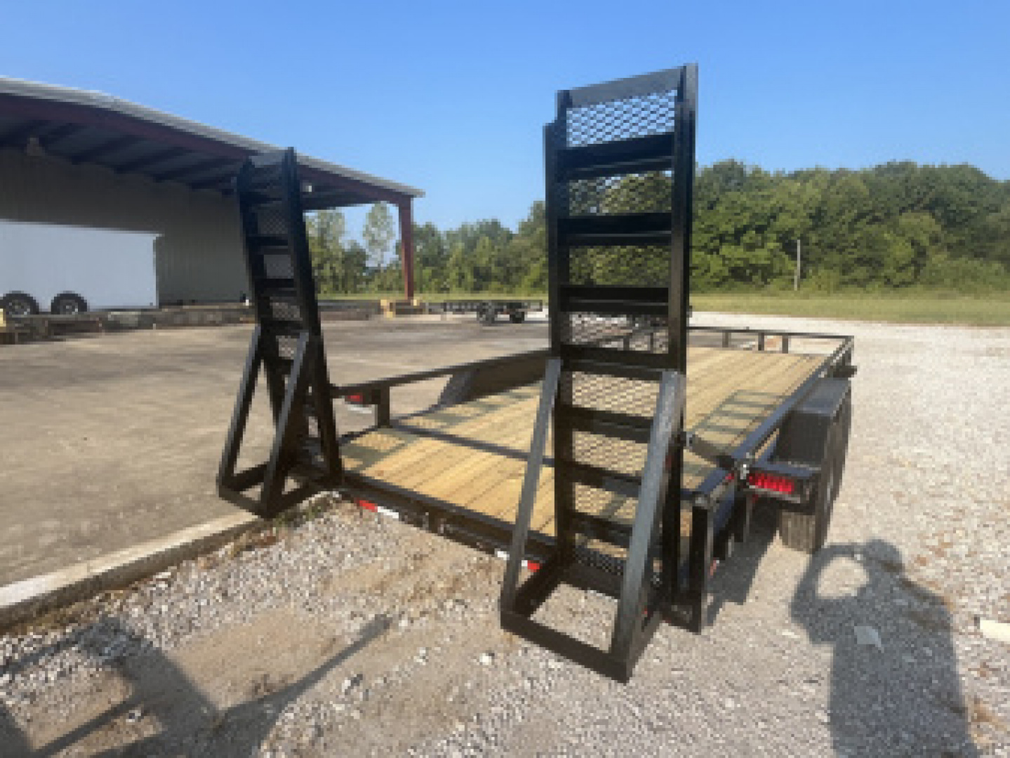 New 2026 Trailblazer 82X20 UTILITY EQUIPMENT TRAILER 14K W/STAND UP RAMPS