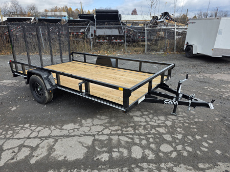 New 2026 Cam Superline 7X12 - TUBE TOP Utility Trailer