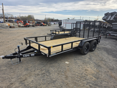 New 2026 Cam Superline 7X14 7K - TUBE TOP Utility Trailer