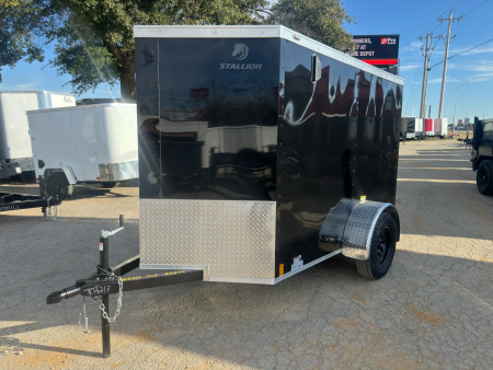 New 2026 Stallion Manufacturing LLC 5x8 SM Cargo / Enclosed Trailer
