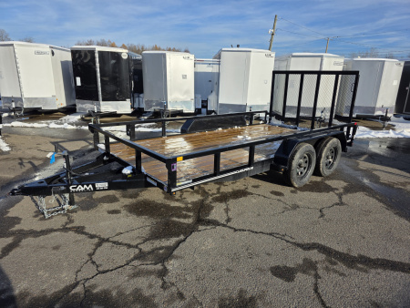 New 2026 Cam Superline 7X14 7K - TUBE TOP Utility Trailer