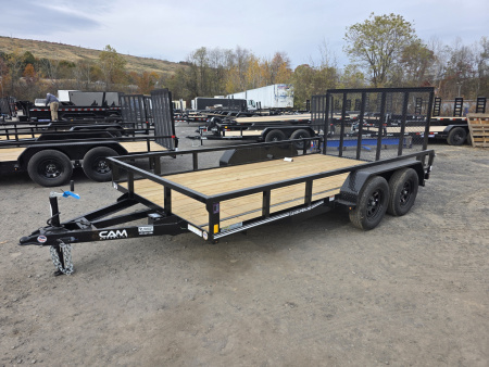 New 2026 Cam Superline 7X14 7K - TUBE TOP Utility Trailer