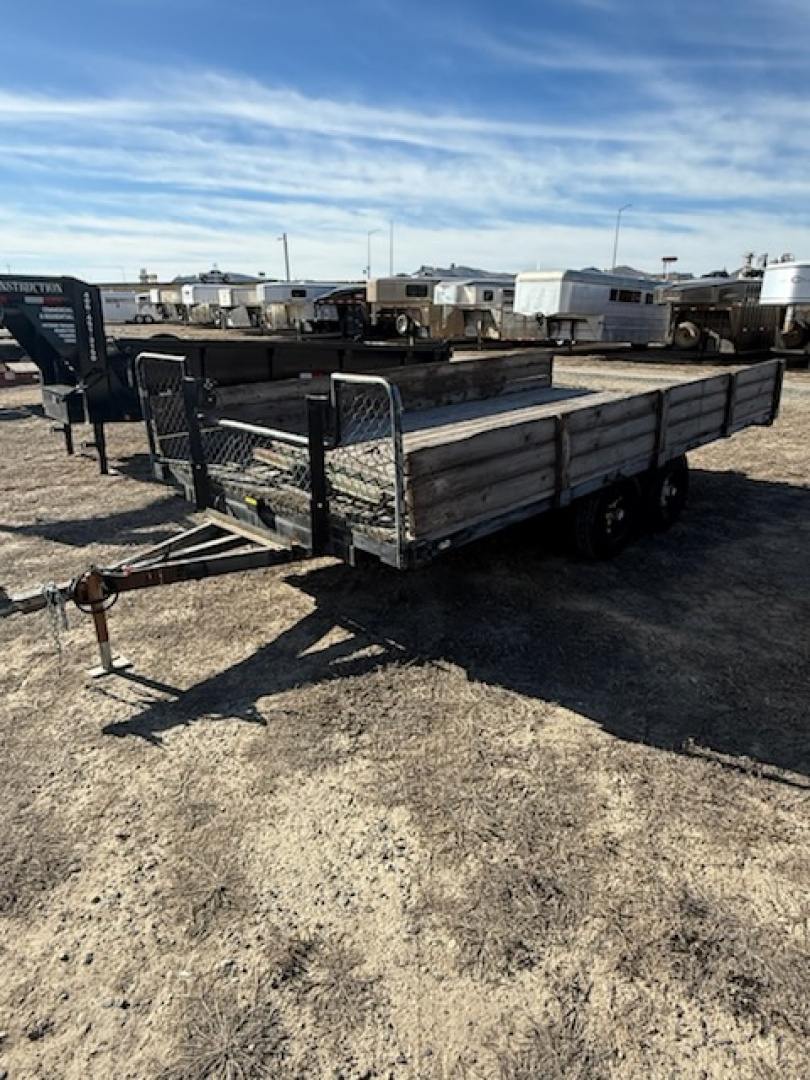 Used 2009 Homemade 16' BUMPER PULL Utility Trailer