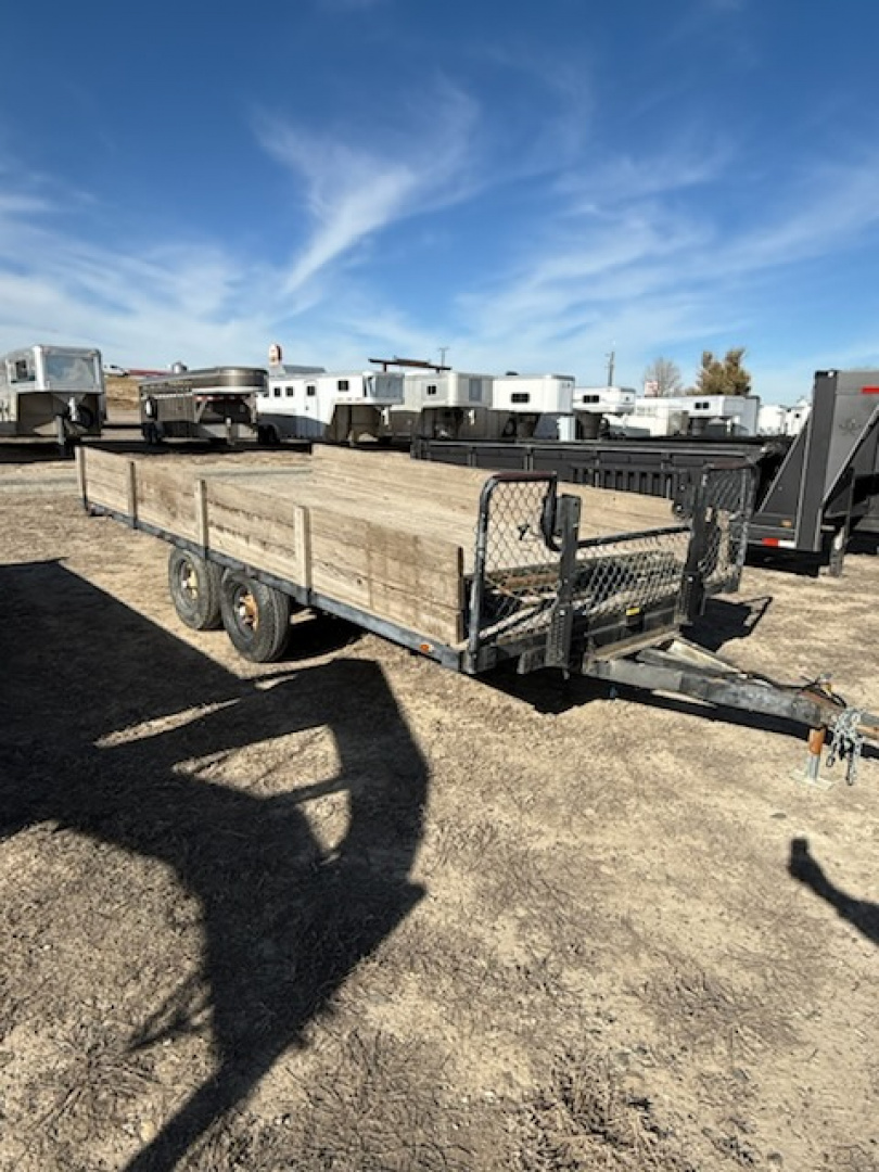 Used 2009 Homemade 16' BUMPER PULL Utility Trailer