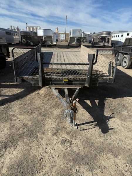 Used 2009 Homemade 16' BUMPER PULL Utility Trailer