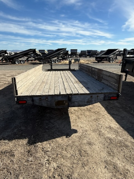 Used 2009 Homemade 16' BUMPER PULL Utility Trailer
