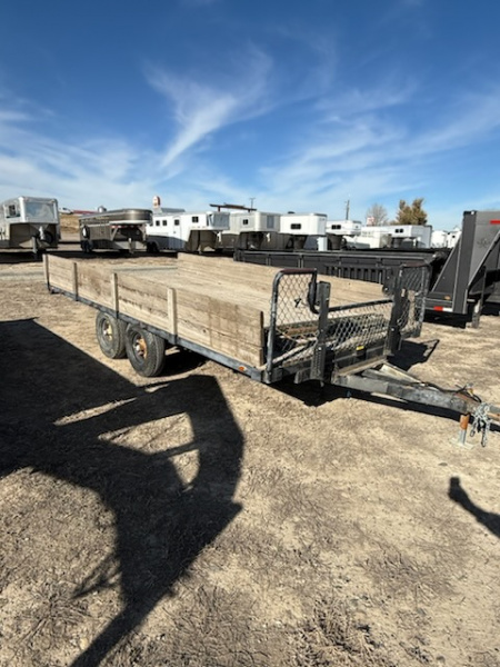 Used 2009 Homemade 16' BUMPER PULL Utility Trailer
