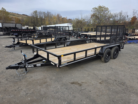 New 2026 Cam Superline 7X16 7K - TUBE TOP Utility Trailer