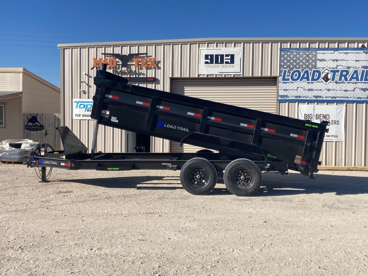 New 2026 Load Trail DT 16' x 83" Tandem Axle Low-Pro Dump Trailer 36" Sides