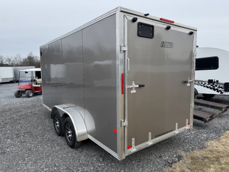 New 2026 E-Z Hauler XLT PRO 7x14 Tandem Axle Enclosed 6'9" Interior Height 7000 LB GVW Cargo / Enclosed Trailer Extra Height Free Aluminum Wheel Upgrade