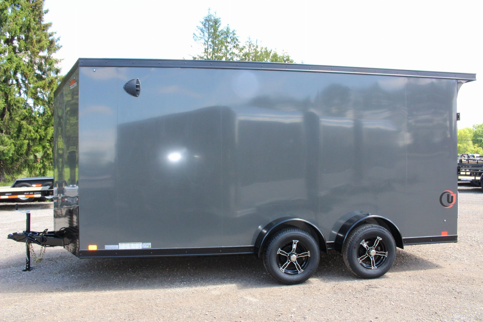 New 2026 United UJ 7' x 16' Enclosed Cargo Trailer - 7000# GVW - RAMP DOOR - 7' INTERIOR HEIGHT