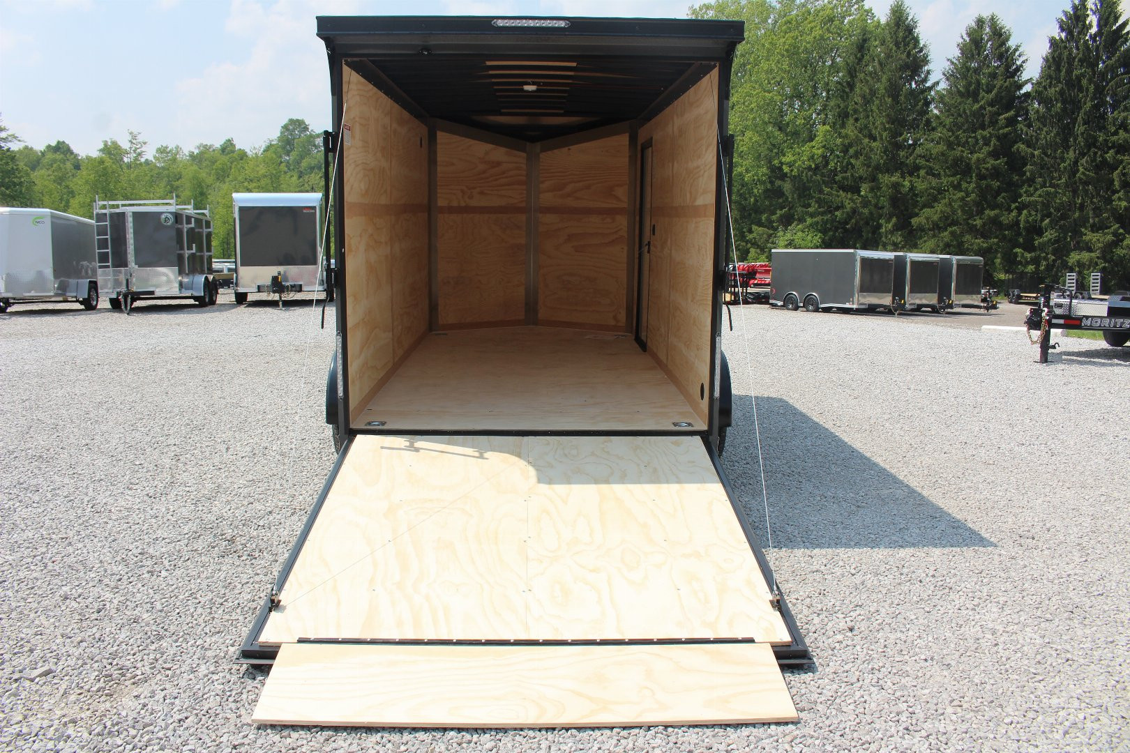 New 2026 United UJ 7' x 14' Enclosed Cargo Trailer - 7000# GVW - RAMP DOOR - 7' INTERIOR HEIGHT