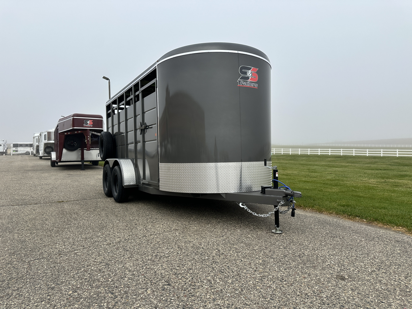 New 2026 S&S Manufacturing 6'x6'6"x16' BP Stock / Stock Combo Trailer