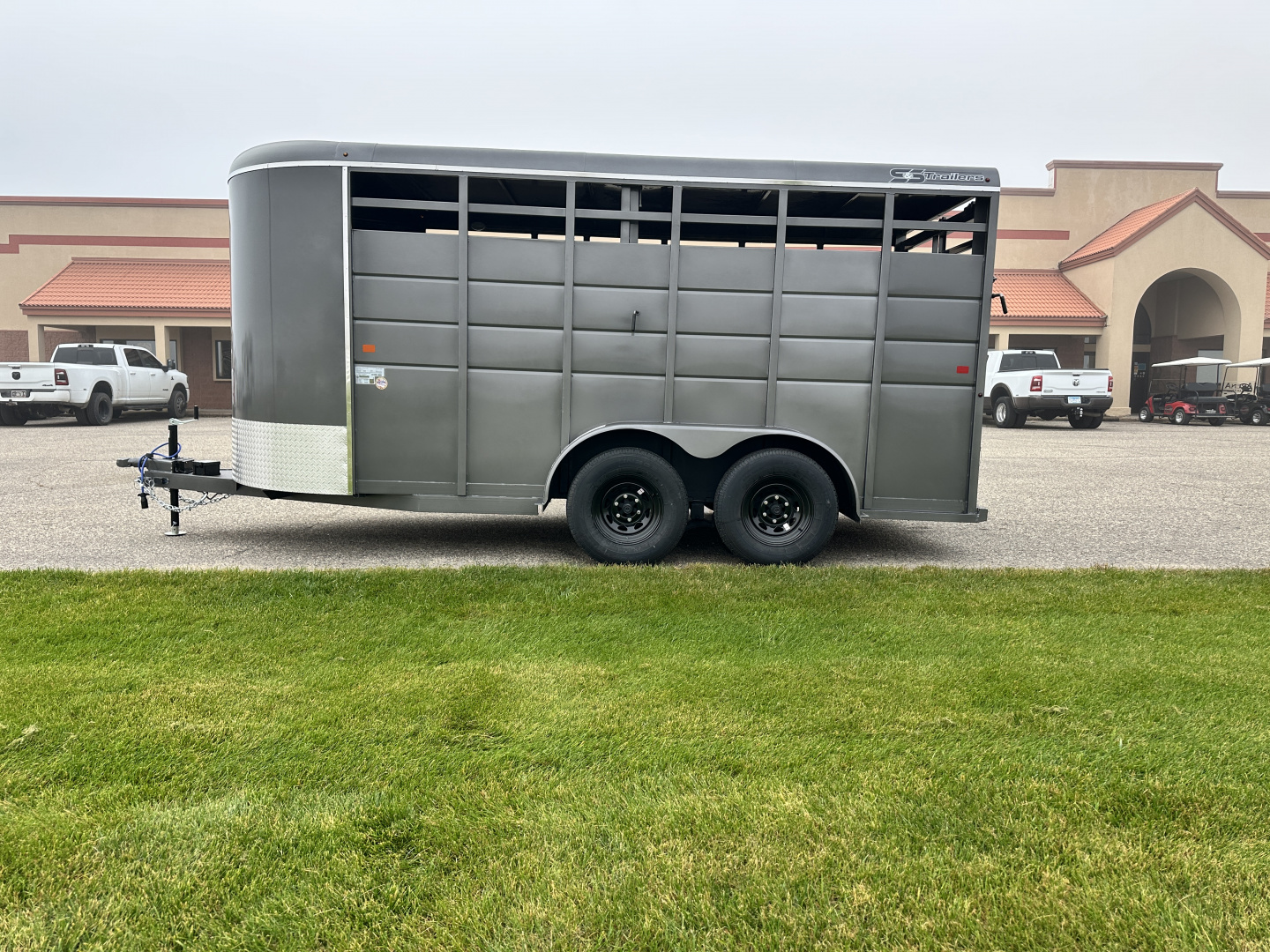 New 2026 S&S Manufacturing 6'x6'6"x16' BP Stock / Stock Combo Trailer