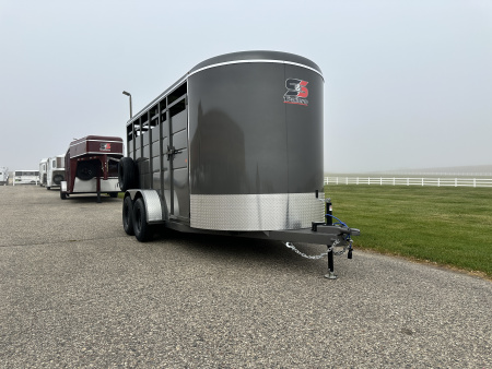 New 2026 S&S Manufacturing 6'x6'6"x16' BP Stock / Stock Combo Trailer