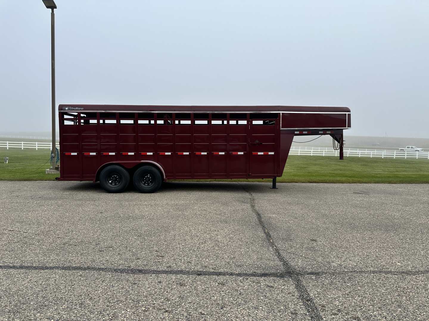 New 2026 S&S Manufacturing 20' GN Stock / Stock Combo Trailer