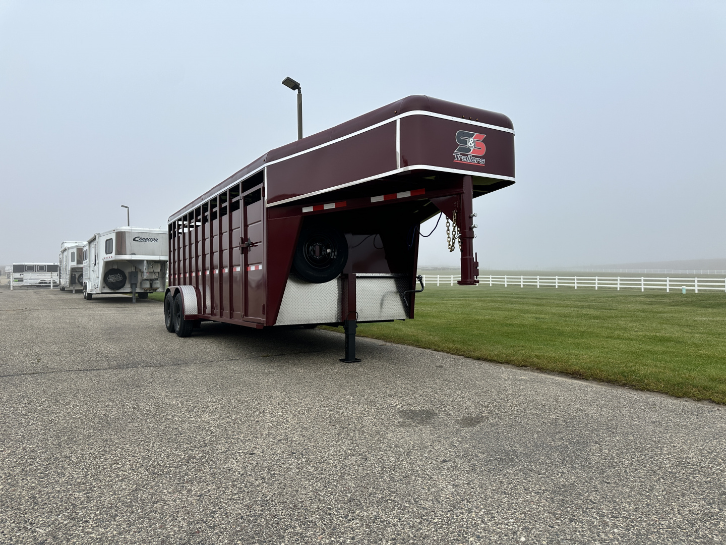 New 2026 S&S Manufacturing 20' GN Stock / Stock Combo Trailer