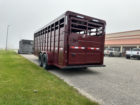 New 2026 S&S Manufacturing 20' GN Stock / Stock Combo Trailer