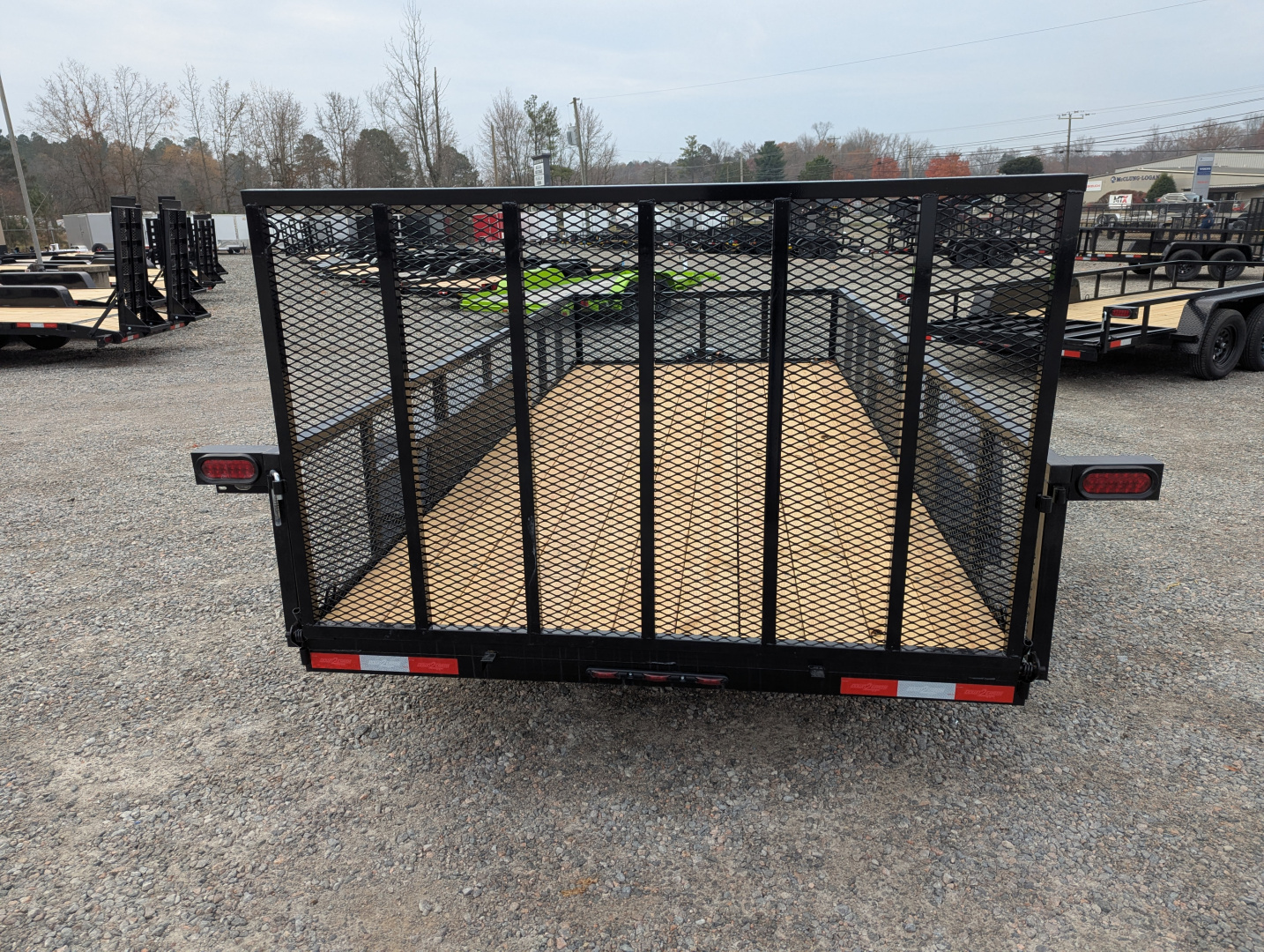 New 2026 Down 2 Earth Trailers 16' Utility Trailer w/ Expanded Metal Sides