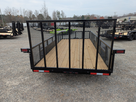 New 2026 Down 2 Earth Trailers 16' Utility Trailer w/ Expanded Metal Sides